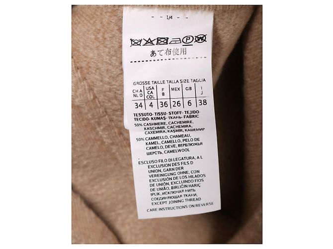 Cappotto Max Mara Agar in Cashmere Camel - vista 5
