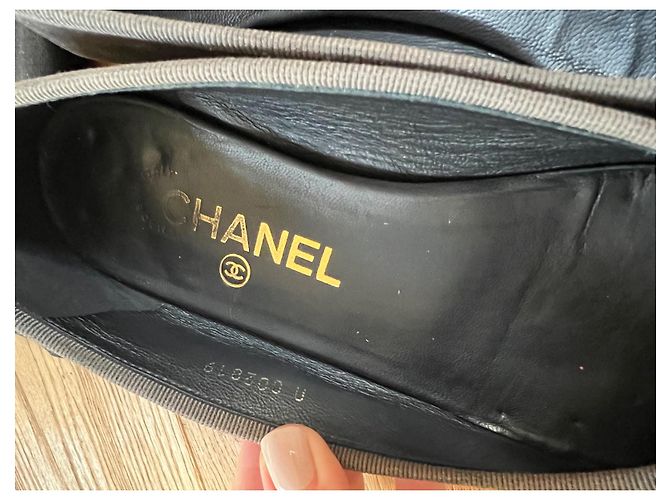 Cambon ballerine classiche Chanel n.37 Marrone - vista 5