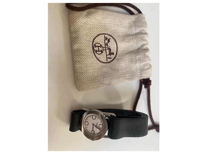 Hermès Barenia Uhr Stahl Silber 28 mm - Ansicht 2