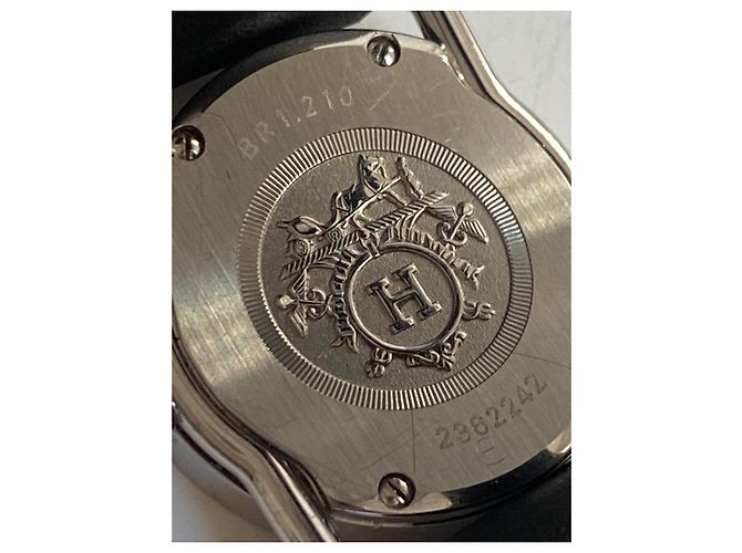 Hermès Barenia Uhr Stahl Silber 28 mm - Ansicht 7
