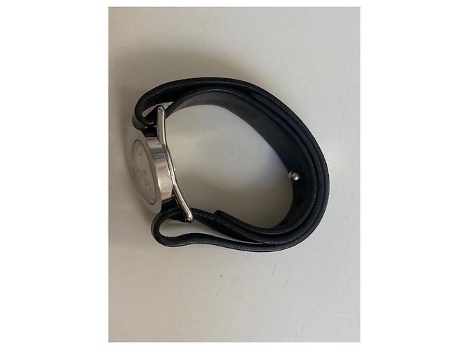 Hermès Barenia Uhr Stahl Silber 28 mm - Ansicht 8