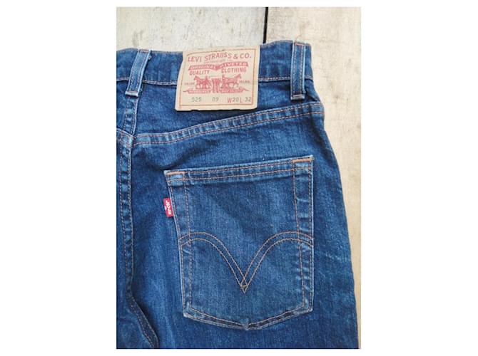 Levi's 525 Bootcut Jeans Blau Baumwolle Elasthan Größe 38 - Ansicht 3