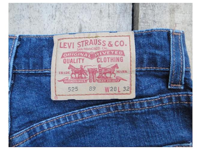 Levi's 525 Bootcut Jeans Blau Baumwolle Elasthan Größe 38 - Ansicht 4