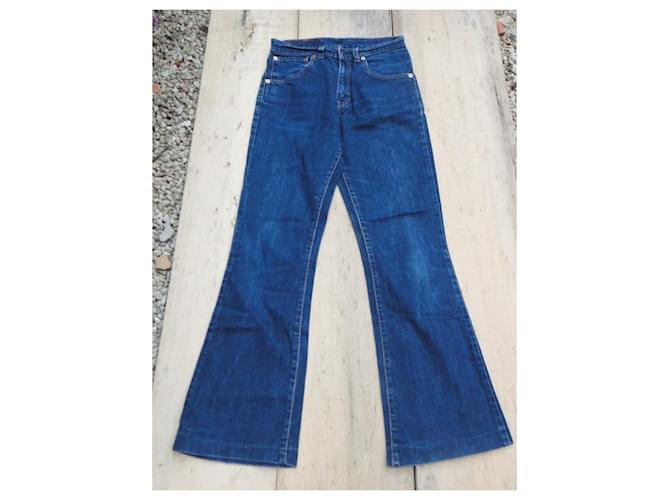 Levi's 525 Bootcut Jeans Blau Baumwolle Elasthan Größe 38 - Ansicht 5