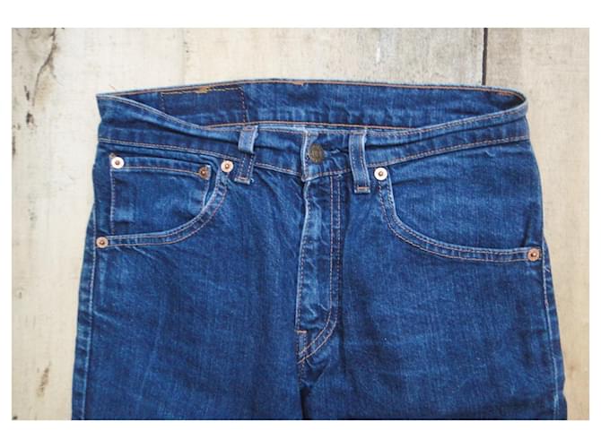 Levi's 525 Bootcut Jeans Blau Baumwolle Elasthan Größe 38 - Ansicht 6