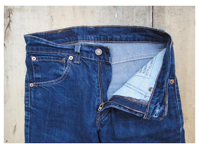 Levi's 525 Bootcut Jeans Blau Baumwolle Elasthan Größe 38 - Ansicht 7