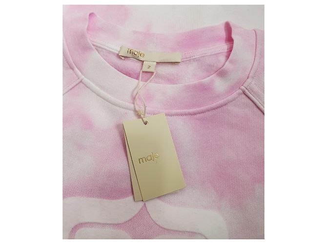 Felpa Maje Rosa in Cotone - vista 6