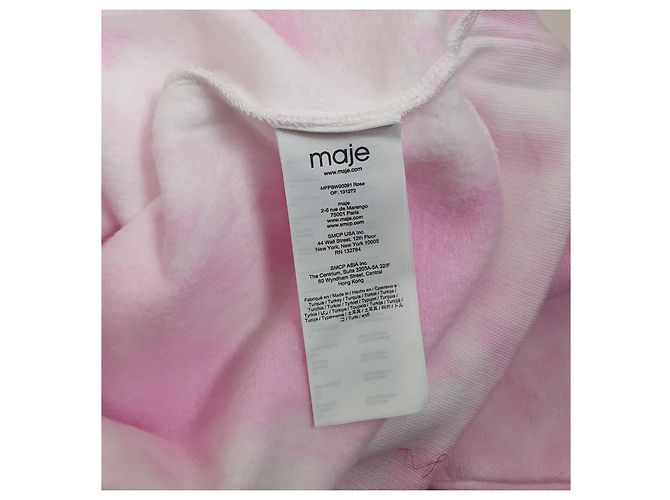 Felpa Maje Rosa in Cotone - vista 7