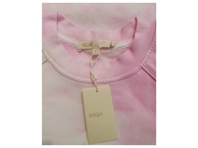 Moletom Maje Rosa de Algodão - vista 7