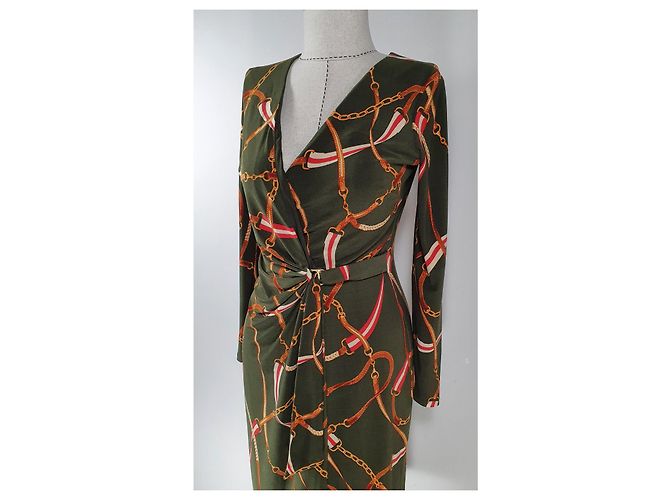 Vestido Ralph Lauren Verde de Poliéster y Elastano Multicolor - vista 2
