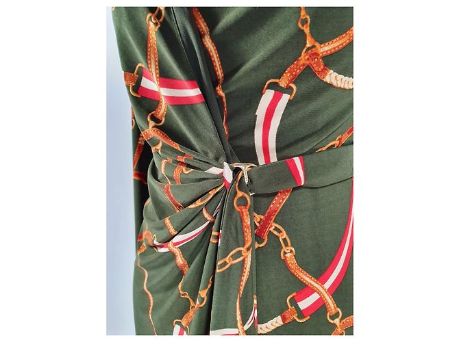 Vestido Ralph Lauren Verde de Poliéster y Elastano Multicolor - vista 4