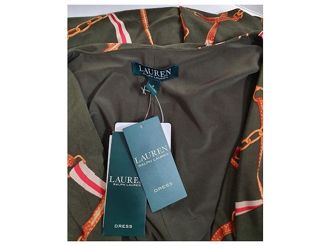 Vestido Ralph Lauren Verde de Poliéster y Elastano Multicolor - vista 6