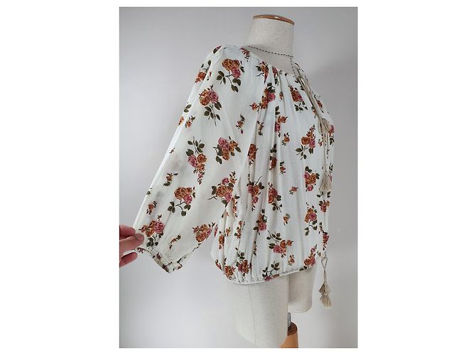 Ralph Lauren Denim & Supply Camicetta Boho Floreale Cotone Multicolore - vista 4