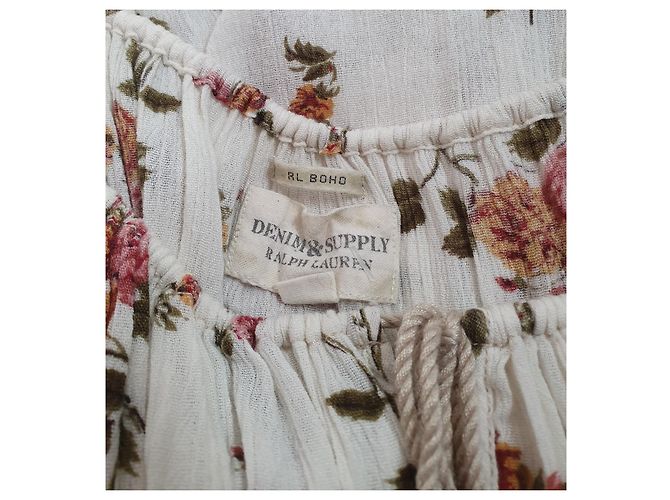 Ralph Lauren Denim & Supply Camicetta Boho Floreale Cotone Multicolore - vista 6