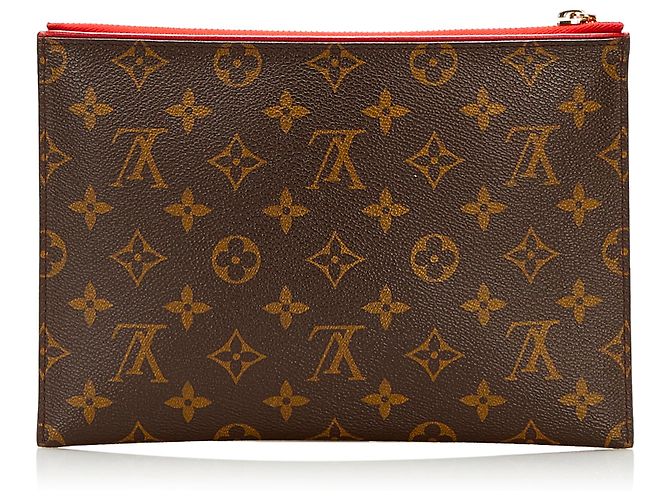 Louis Vuitton Brown Monogram Pochette Pallas Marrone - vista 3