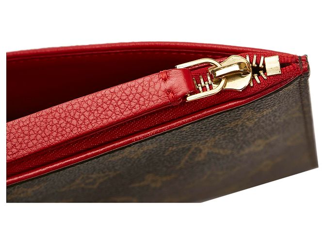 Louis Vuitton Brown Monogram Pochette Pallas Marrone - vista 8