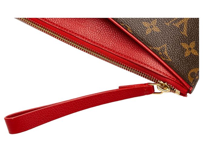 Louis Vuitton Brown Monogram Pochette Pallas Marrone - vista 9