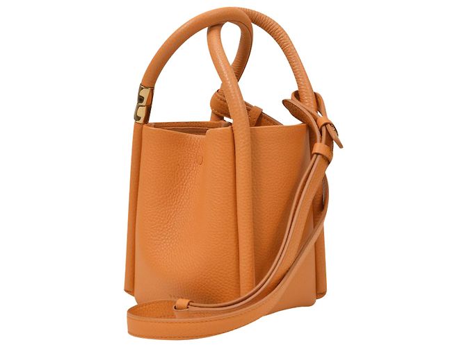 Boyy loto 12 Borsa in Pelle Arancio Arancione - vista 2
