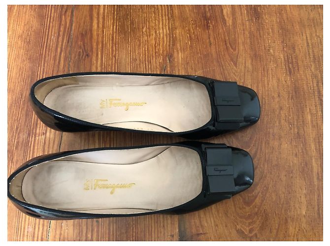 Salvatore Ferragamo Vara Lackschuhe schwarz - Ansicht 7