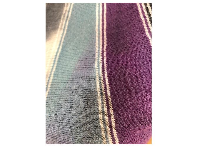 Top Armani in lana multicolore - vista 2