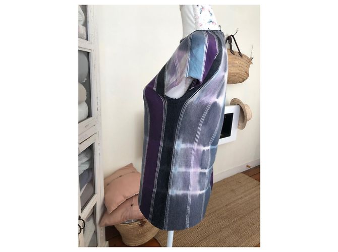 Top Armani in lana multicolore - vista 3