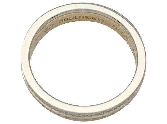 Anello di Boucheron, “Quattro Radiant Edition Grosgrain”, due ori e diamanti. - vista 3