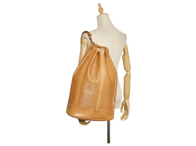 Louis Vuitton Epi Randonnee GM giallo Senape - vista 11