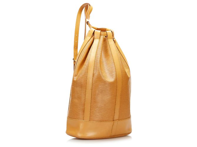 Louis Vuitton Epi Randonnee GM giallo Senape - vista 2