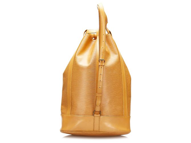 Louis Vuitton Epi Randonnee GM giallo Senape - vista 3