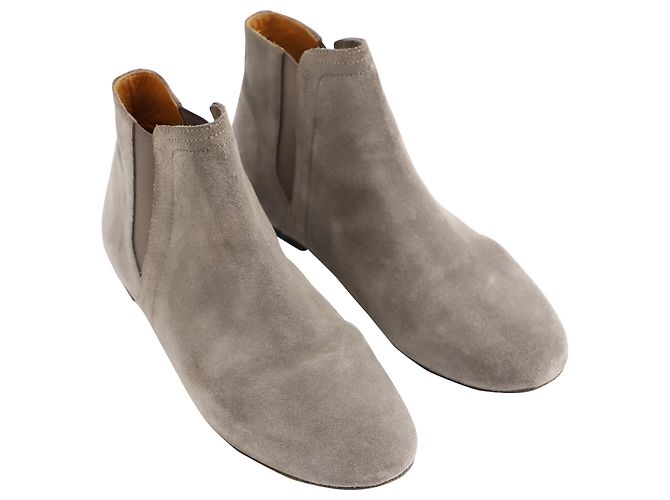 Botines IRO en Ante Gris - vista 3