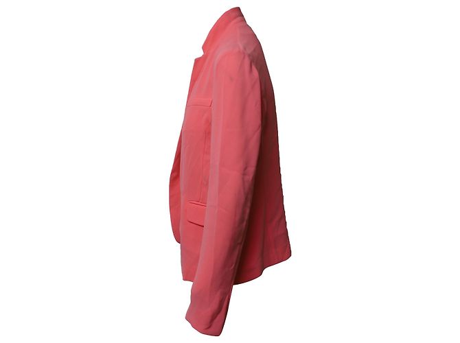 Diane Von Furstenberg Blazerjacke aus rosa Wollmischung - Ansicht 2