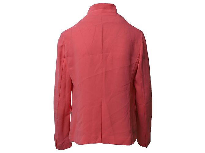 Diane Von Furstenberg Blazerjacke aus rosa Wollmischung - Ansicht 3