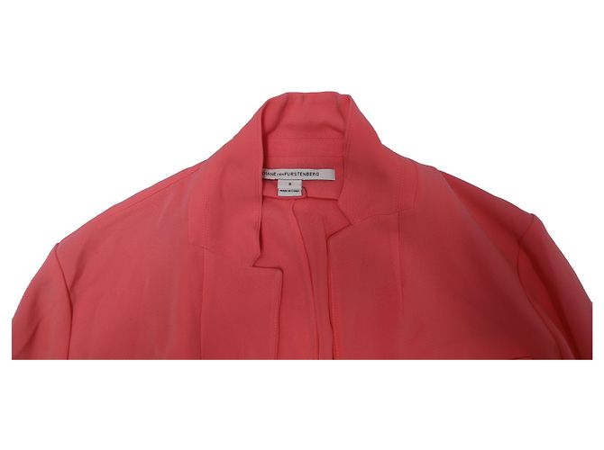 Diane Von Furstenberg Blazerjacke aus rosa Wollmischung - Ansicht 4