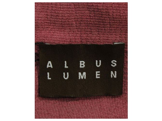 Autre Marque Polo Albus Lumen Point Collar en lino rojo Roja - vista 4