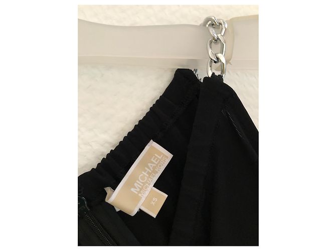 Mono negro Michael Kors con cadena de bordillo - vista 2