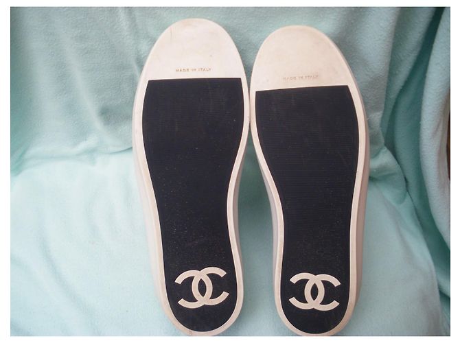 Chanel CC Logo Sneaker aus Stoff - Ansicht 7