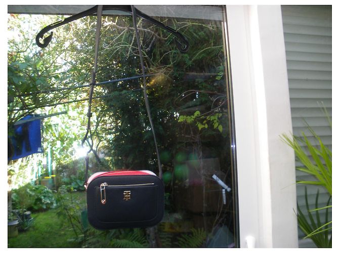 Borsa a mano Tommy Hilfiger in pelle nera Nero - vista 8