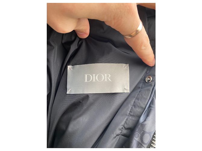 Piumino Dior Oblique Nero - vista 10