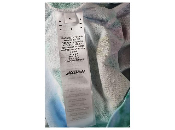 Alexander McQueen Sudadera con capucha Earth Up Tie-Dye Azul Algodón Multicolor - vista 7