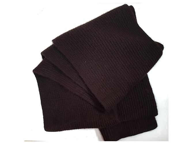 Sciarpa Joseph in cashmere marrone - vista 5