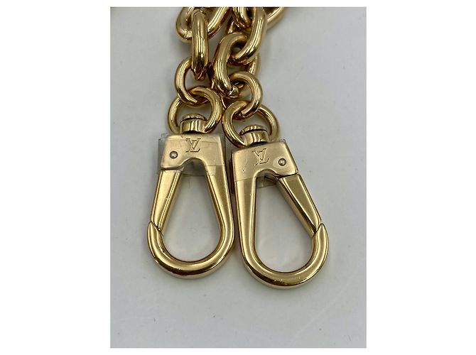 Tracolla catena amovibile Louis Vuitton in metallo dorato D'oro - vista 4