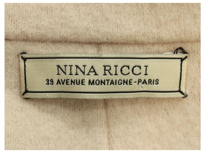 Nina Ricci Mantel aus beiger Schurwolle - Ansicht 4