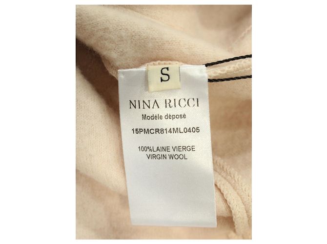 Nina Ricci Mantel aus beiger Schurwolle - Ansicht 5