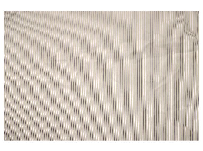 Abito chemisier midi gessato Joseph Barker in cotone beige Marrone - vista 6