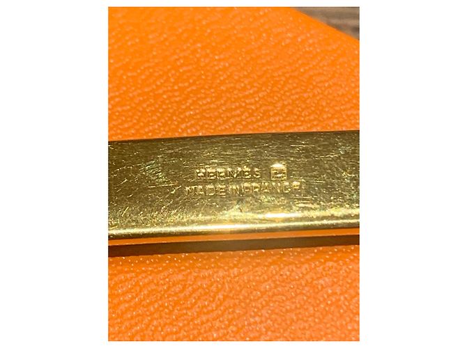 Broche Hermès Anclas dorado y negro en esmalte - vista 2