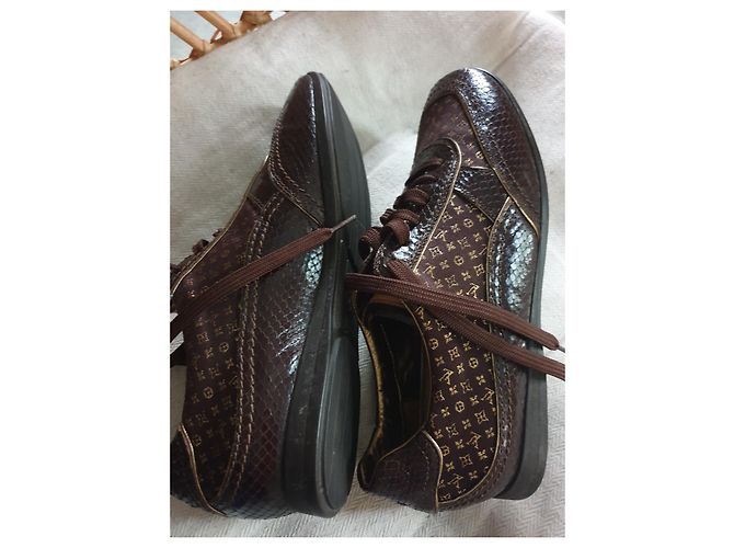 Louis Vuitton Schnürschuhe Braun - Ansicht 4