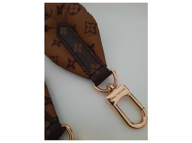 Tracolla con monogramma a cuscino Louis Vuitton Marrone - vista 4