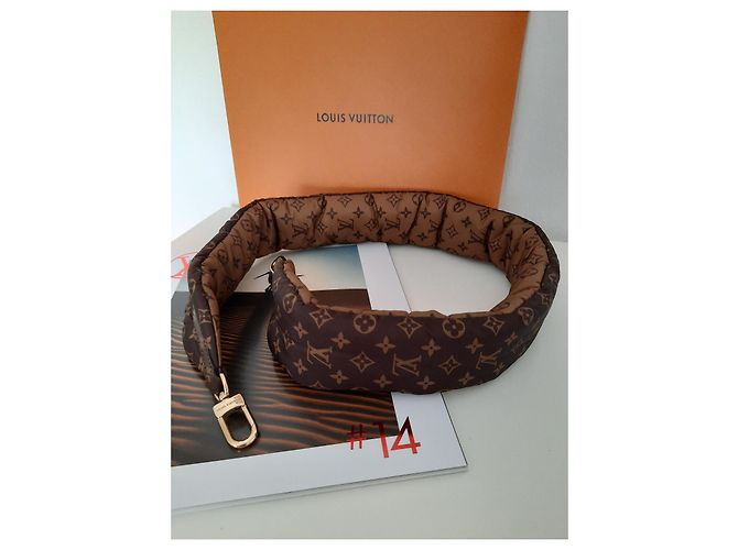 Tracolla con monogramma a cuscino Louis Vuitton Marrone - vista 6
