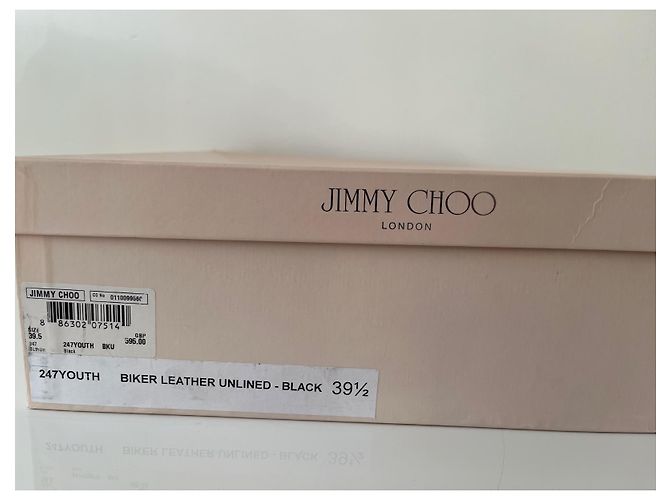 Botas Biker Jimmy Choo de cuero negro - vista 12