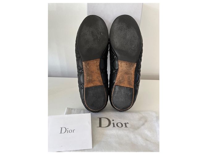 Bailarinas Dior de piel negra talla 39 Negro - vista 6